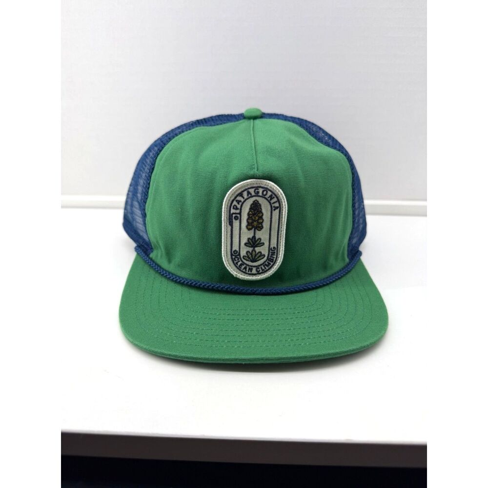 Patagonia Men's Airfarer Cap - Color: Clean Climb Blm Gthr Grn